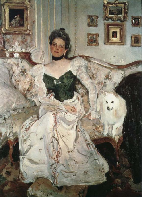 Valentin Serov Ji Ni Yousu Duchess de Beauvoir portrait oil painting image